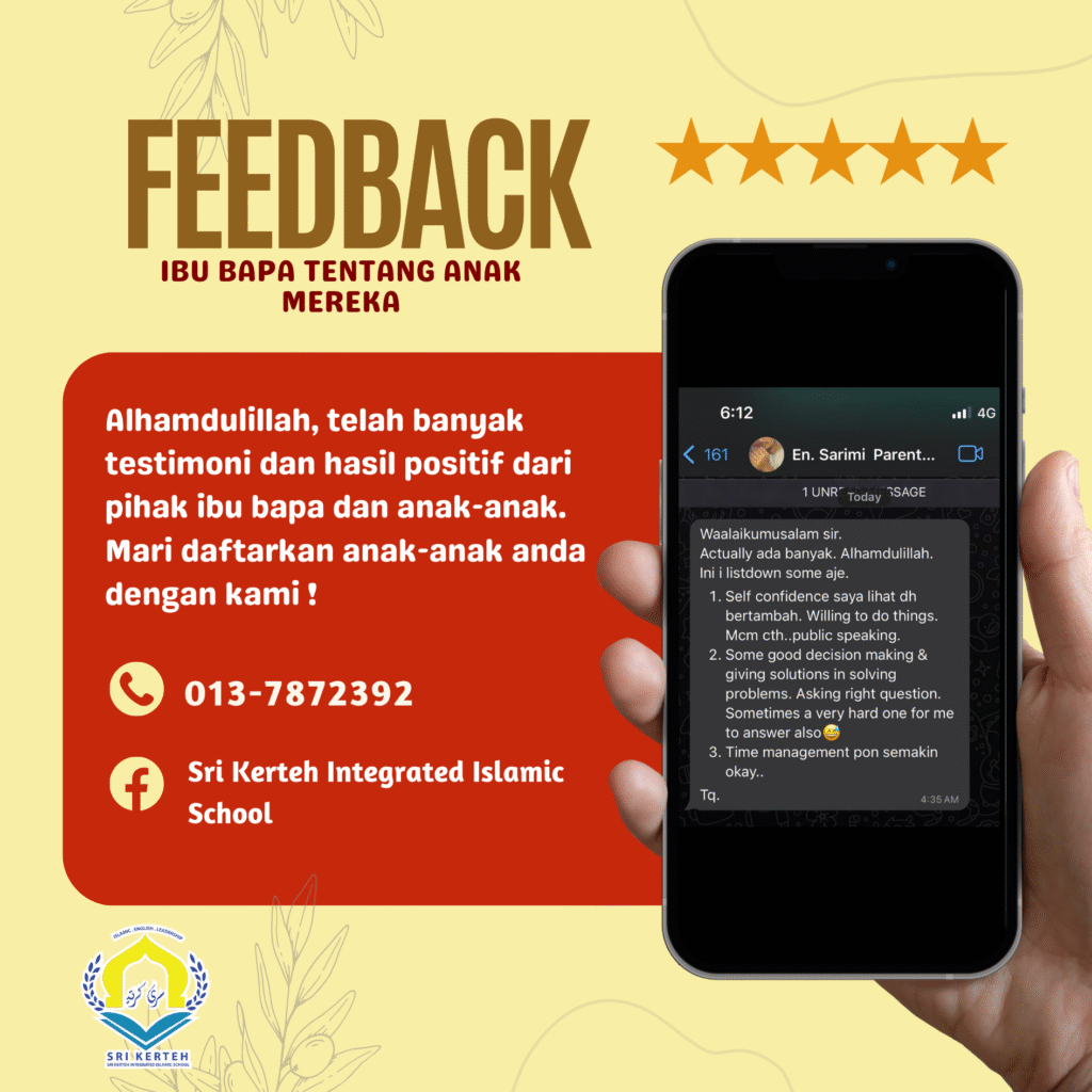FEEDBACK SRI KERTEH 5